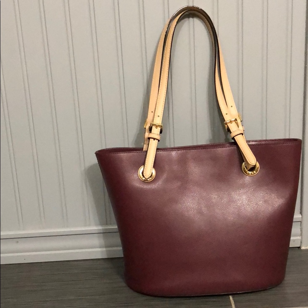 Michael Kors burgundy purse